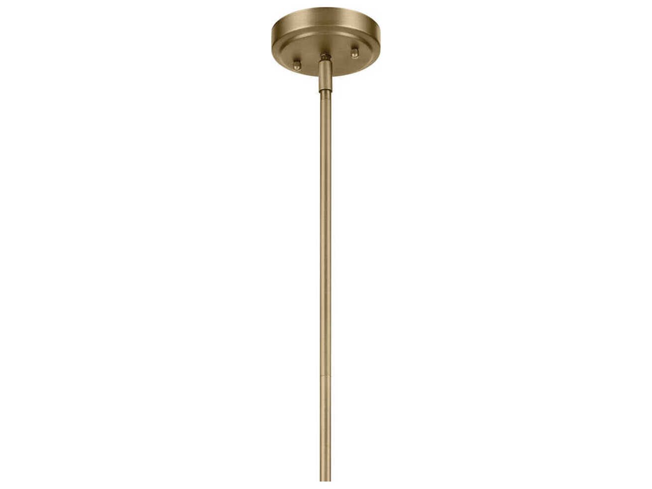 Kichler Everly 1-Light Natural Brass Pendant