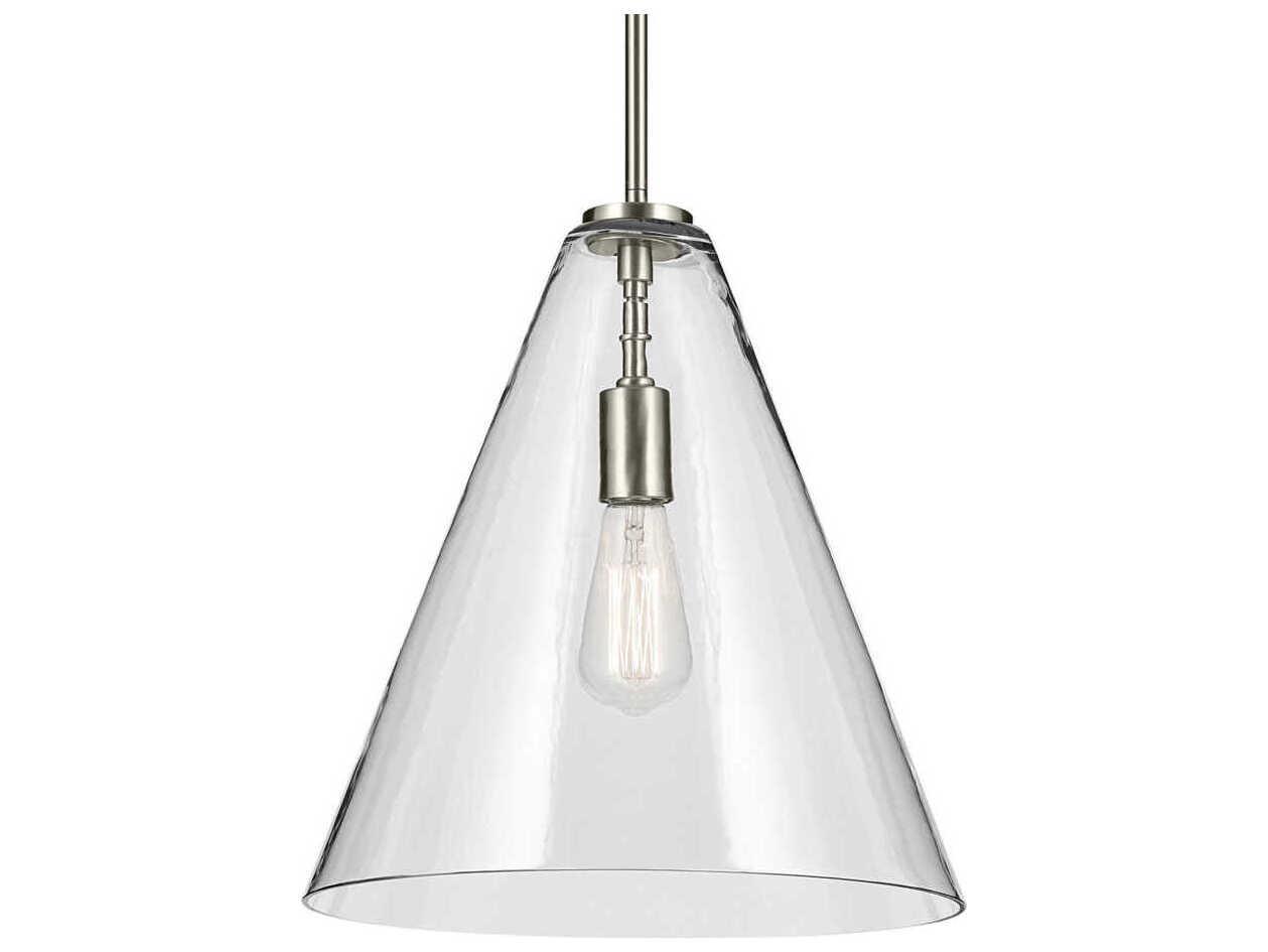 Kichler Everly 1-Light Brushed Nickel Pendant