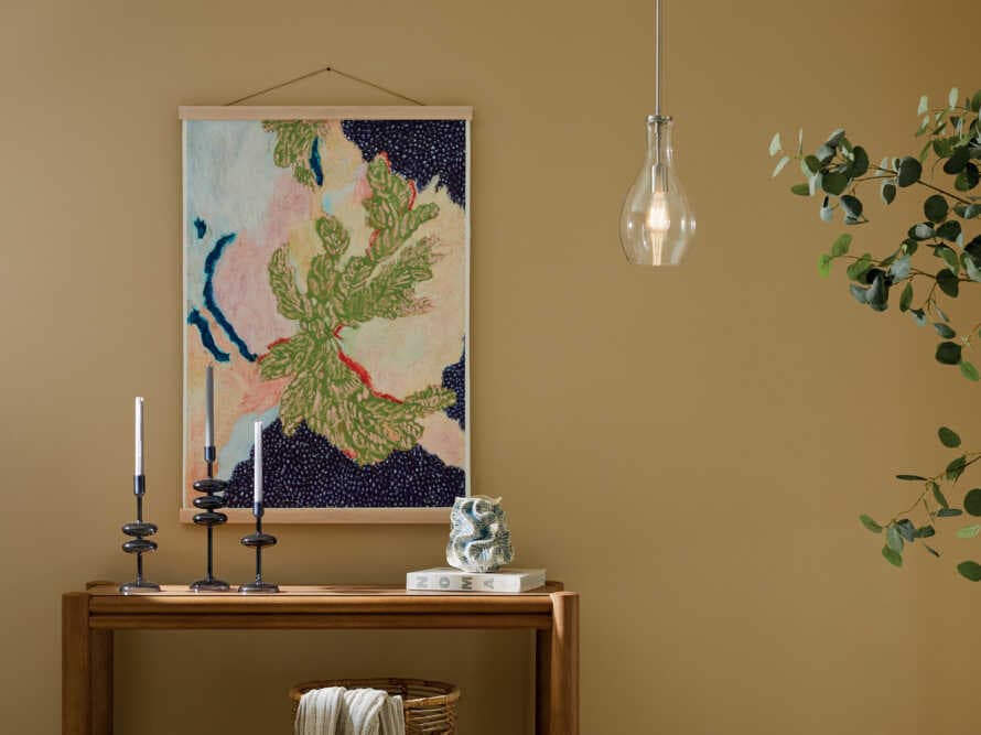 Kichler Everly 1-Light Brushed Nickel Bell Mini Pendant