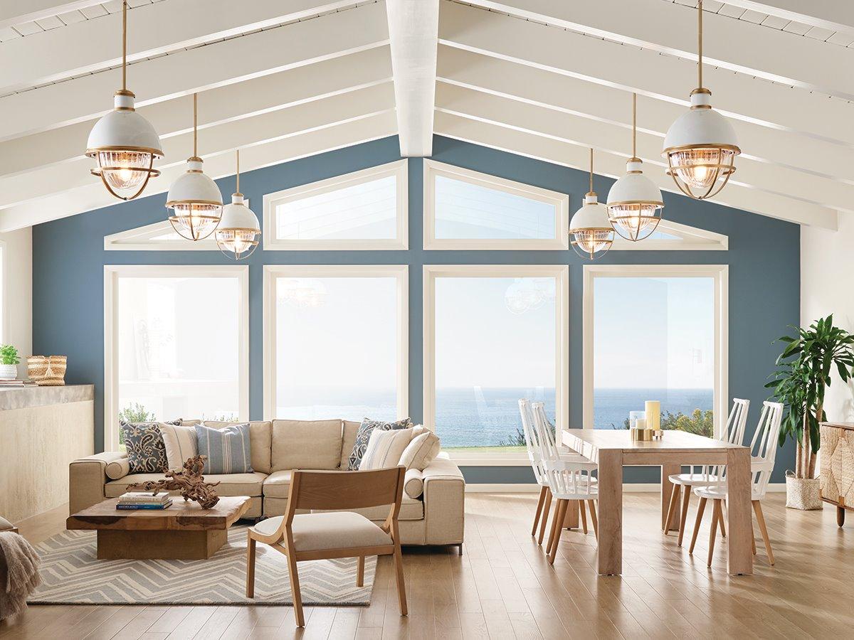 Kichler Tollis 1-Light Natural Brass Glass Geometric Pendant