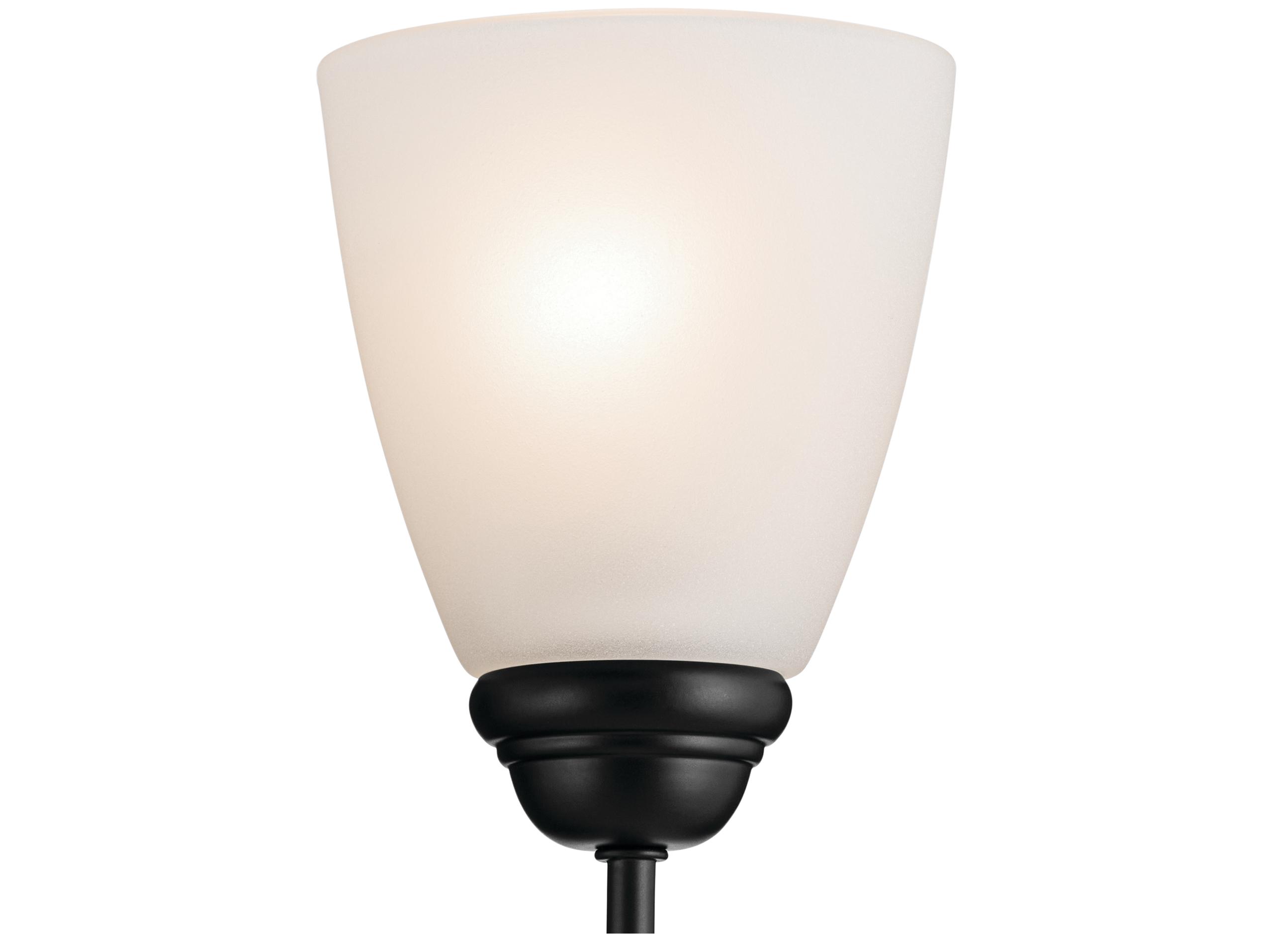 Kichler Jolie 3-Light Black Bell Chandelier