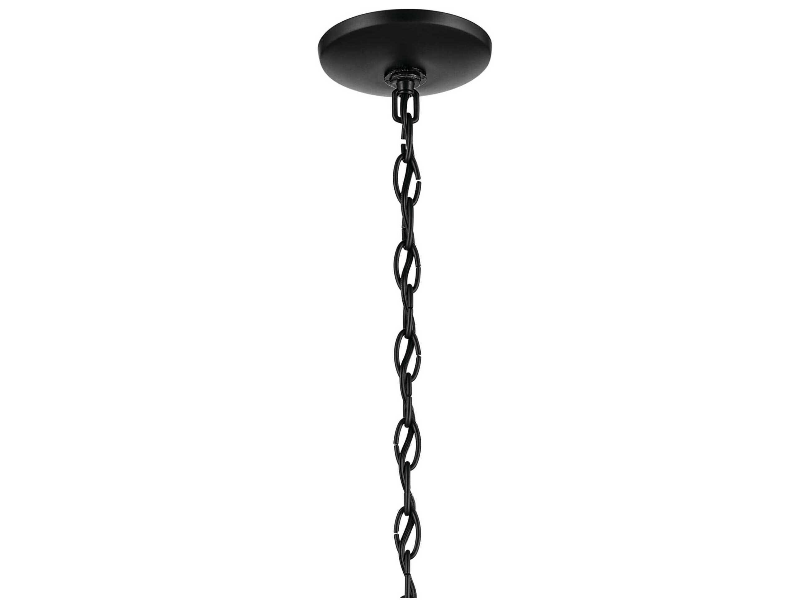 Kichler Jolie 3-Light Black Bell Chandelier