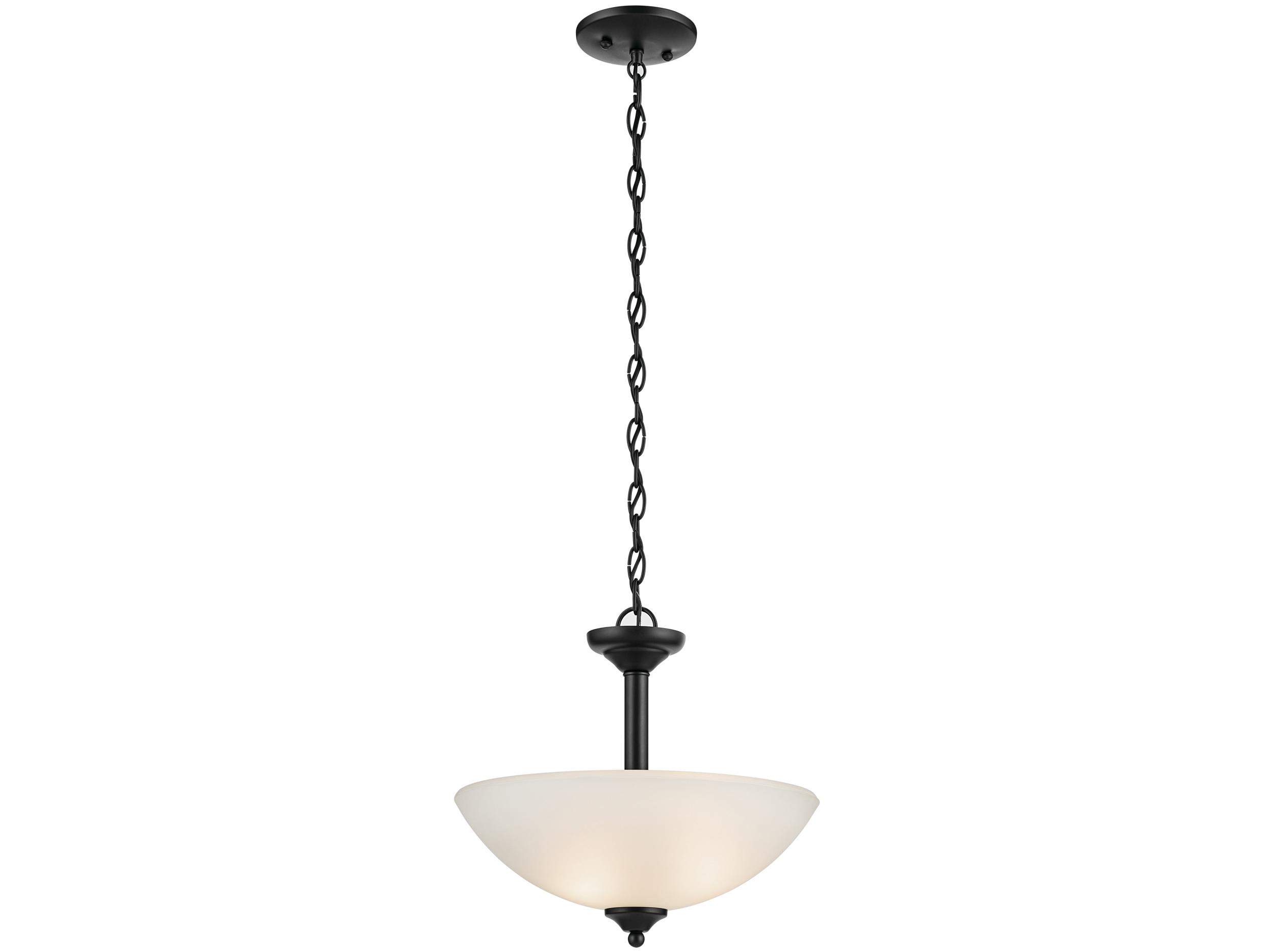 Kichler Jolie 2-Light Black Pendant