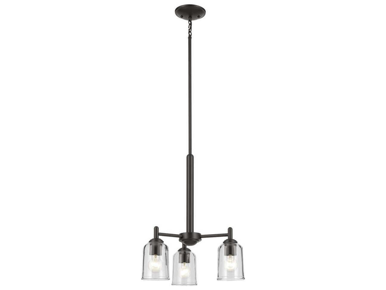 Kichler Shailene 3-Light Olde Bronze Bell Chandelier