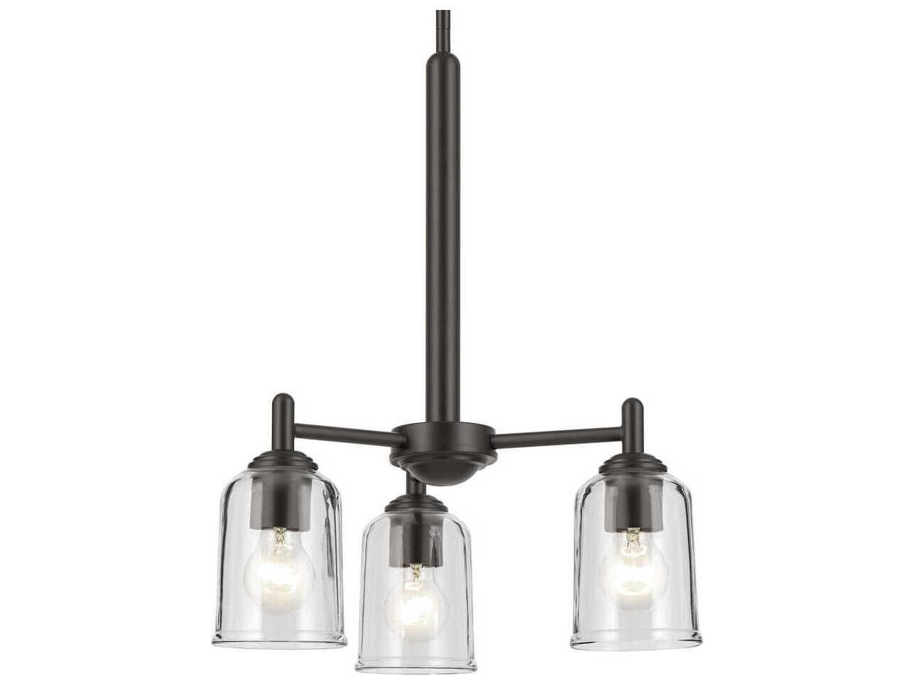Kichler Shailene 3-Light Olde Bronze Bell Chandelier