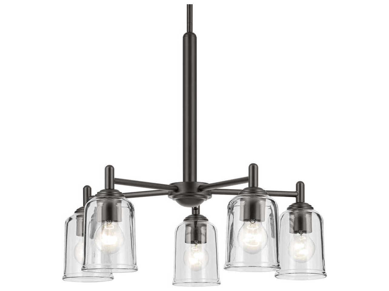 Kichler Shailene 5-Light Olde Bronze Bell Chandelier