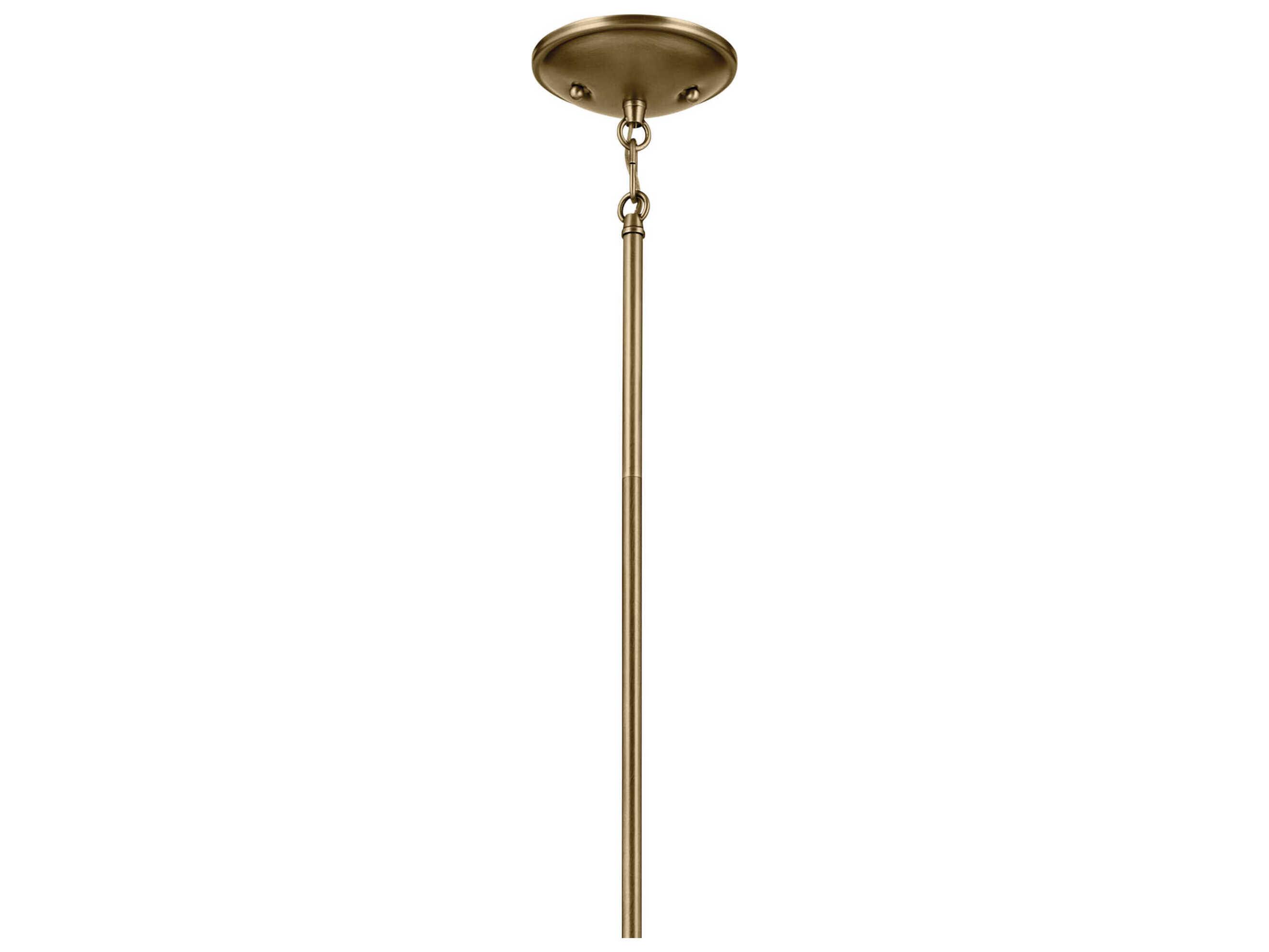 Kichler Shailene 9-Light Natural Brass Chandelier