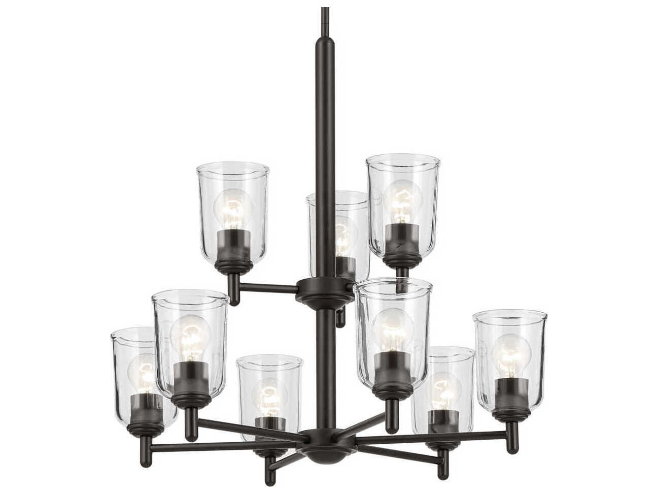 Kichler Shailene 9-Light Olde Bronze Bell Chandelier