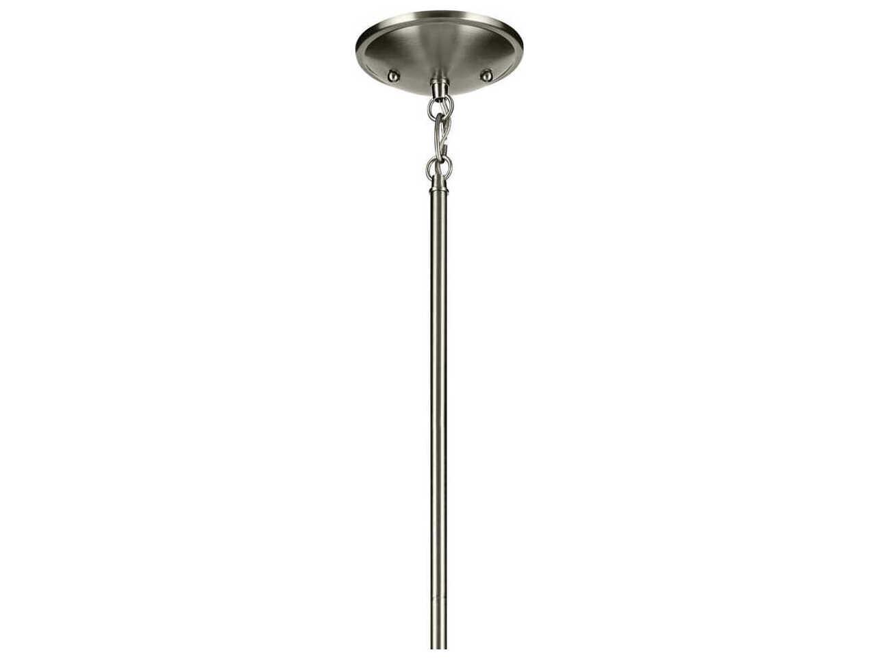 Kichler Shailene 1-Light Brushed Nickel Bell Mini Pendant