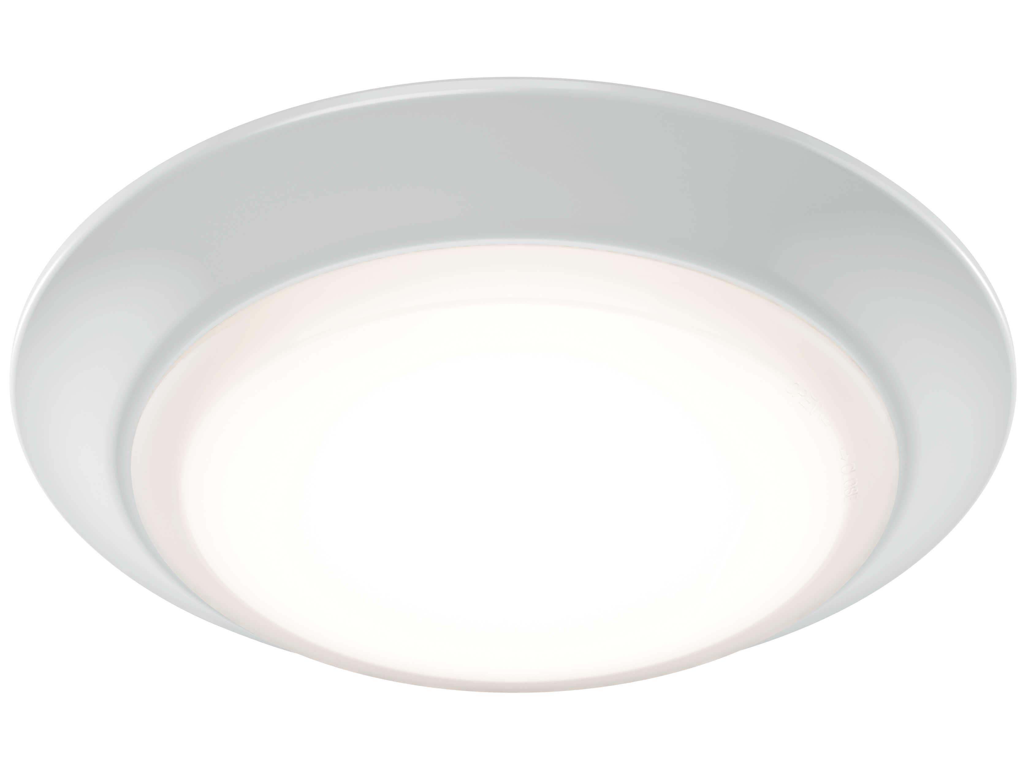 Kichler Low Profile Gen Select 1-Light White Round Flush Mount