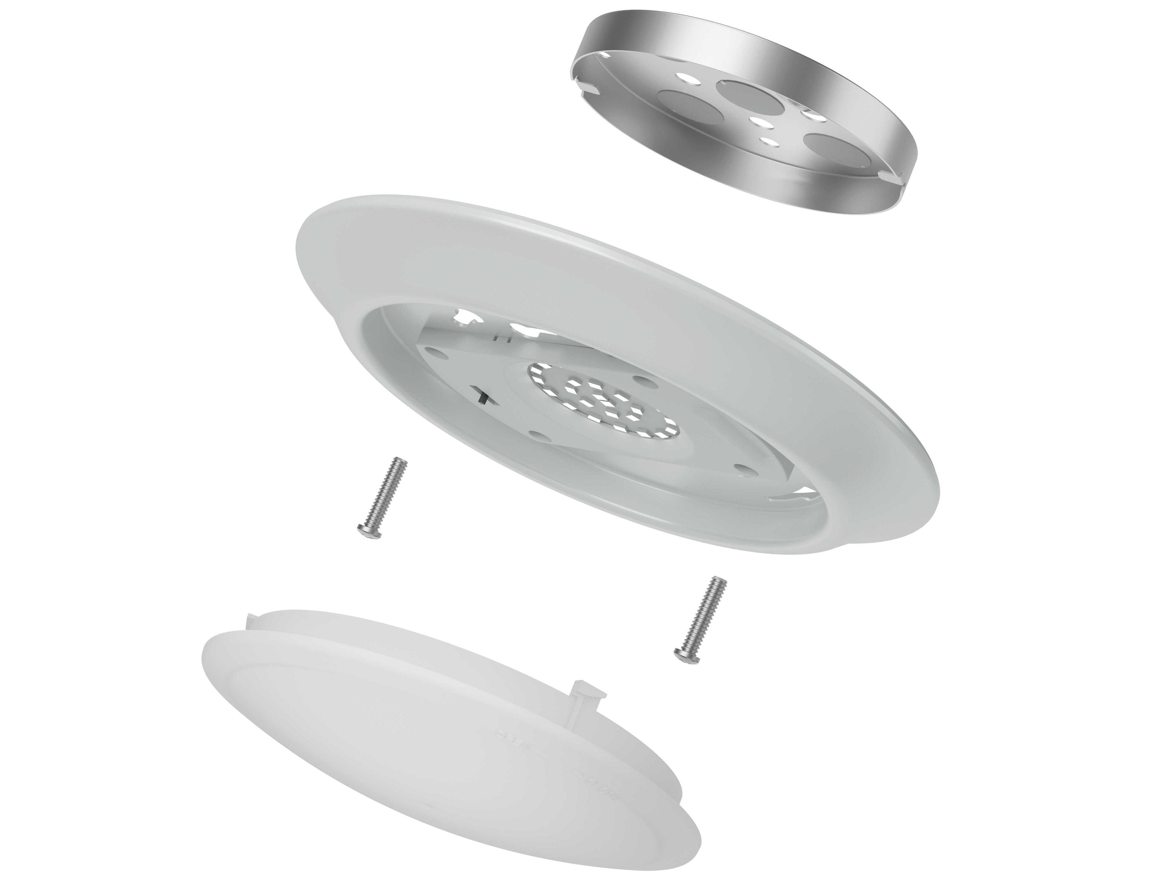 Kichler Low Profile Gen Select 1-Light White Round Flush Mount