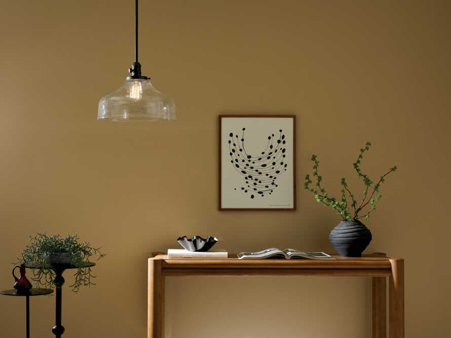 Kichler Avery 1-Light Black Bell Pendant