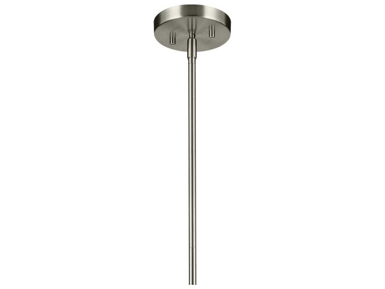 Kichler Avery 1-Light Brushed Nickel Globe Pendant