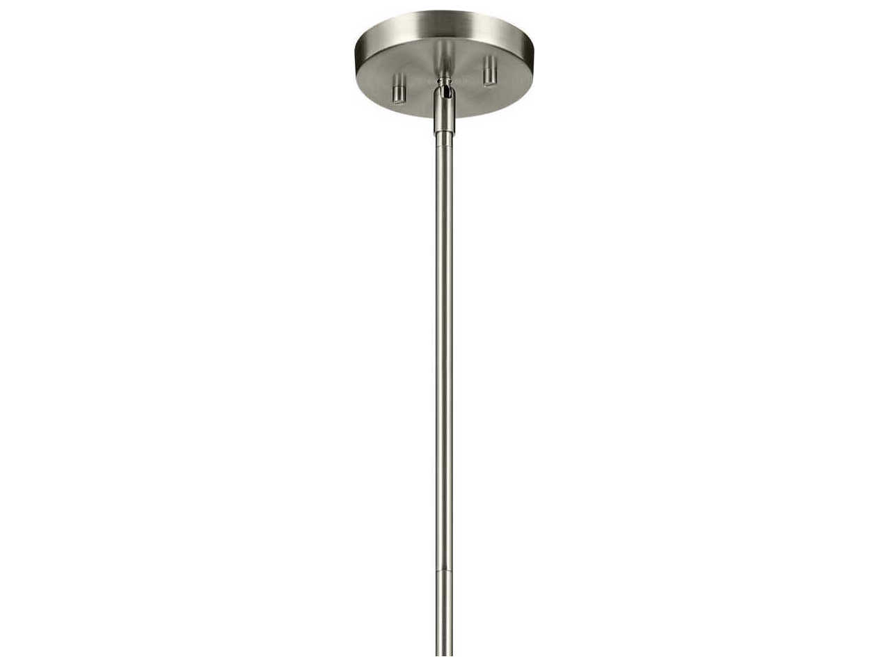 Kichler Avery 1-Light Brushed Nickel Dome Pendant