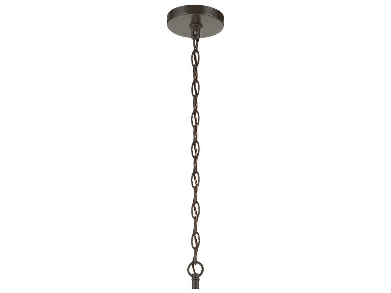 Kichler Crosby 6-Light Olde Bronze Candelabra Cylinder Chandelier