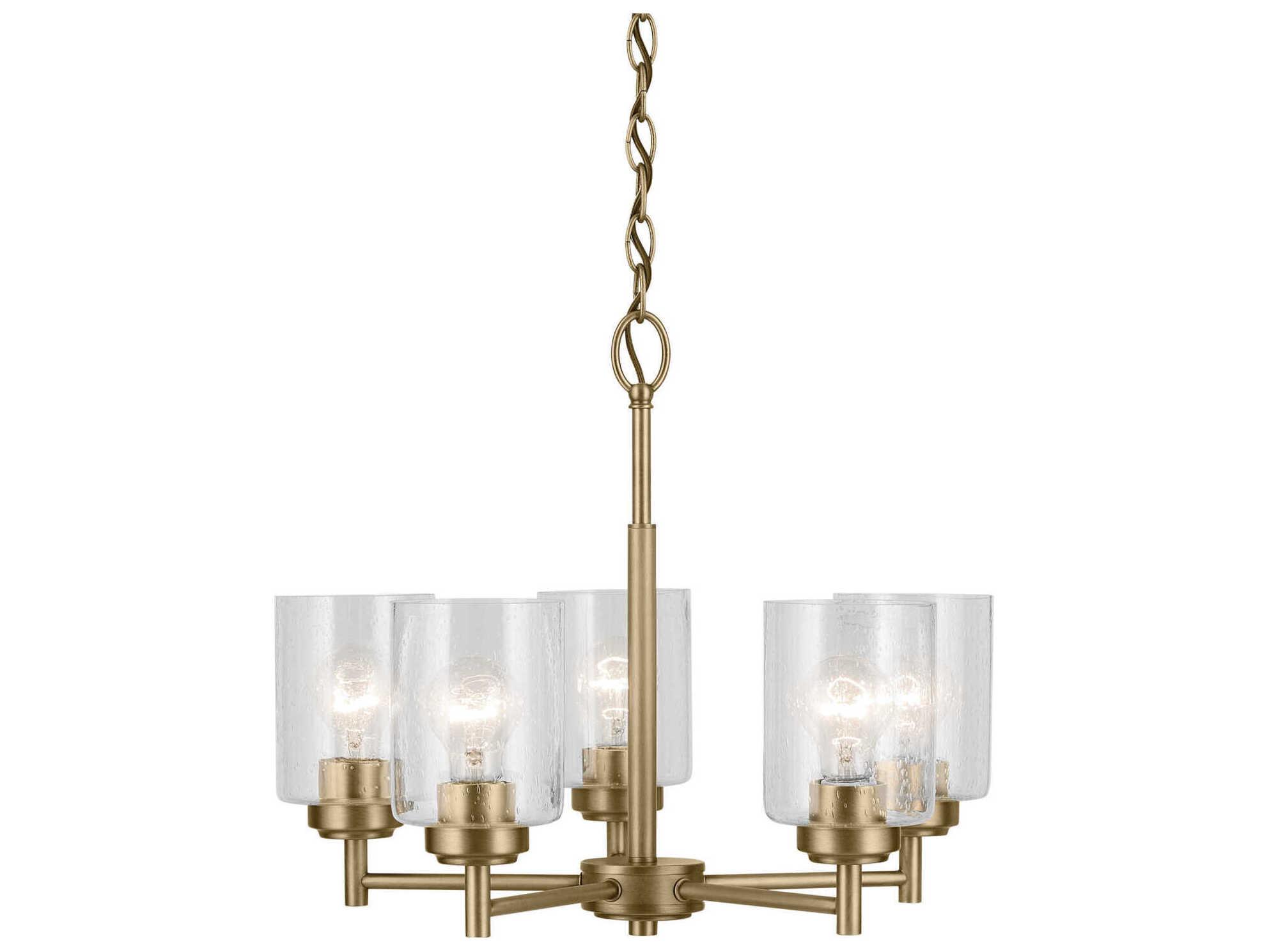 Kichler Winslow 5-Light Natural Brass Chandelier