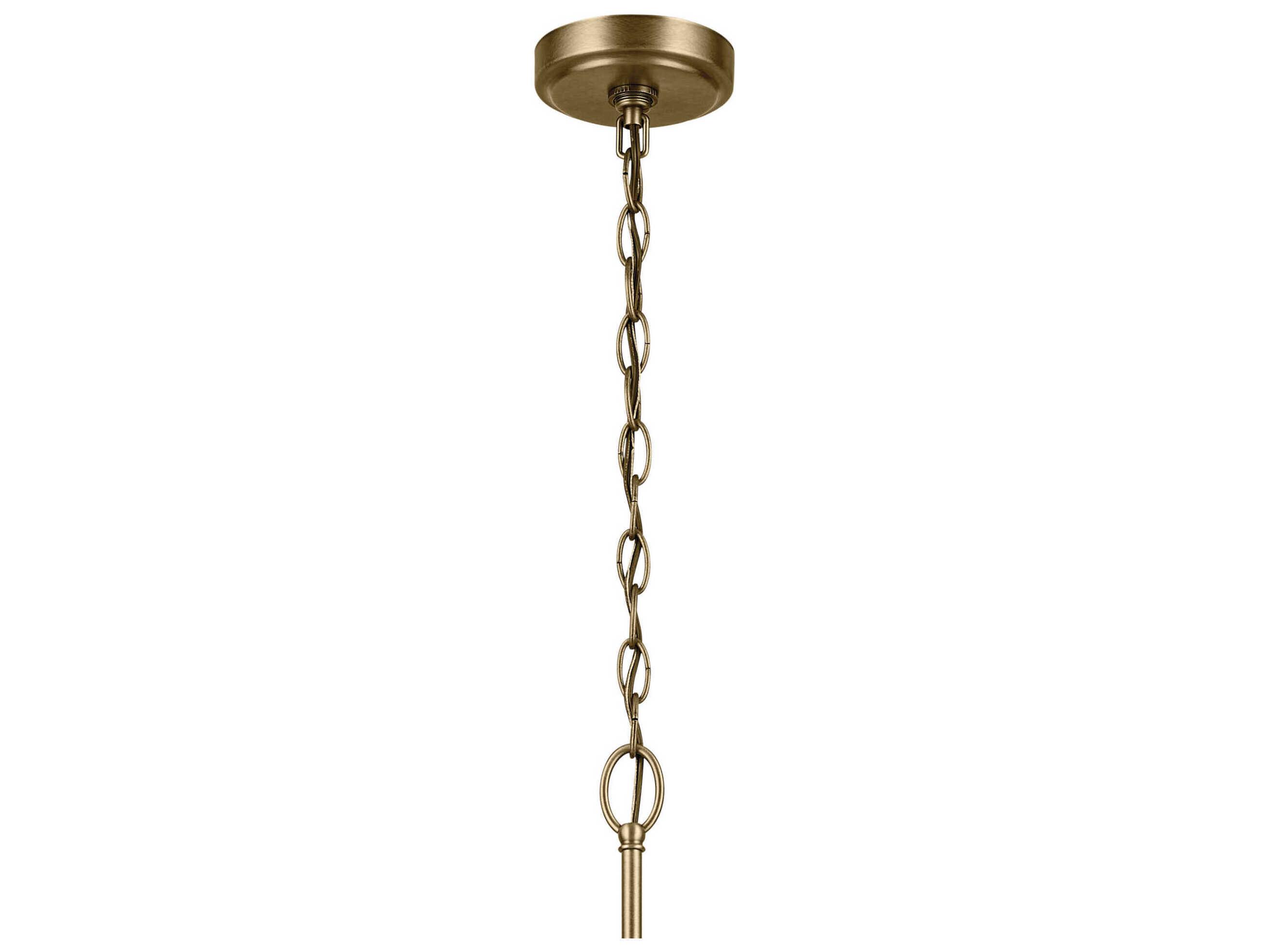 Kichler Winslow 3-Light Natural Brass Chandelier