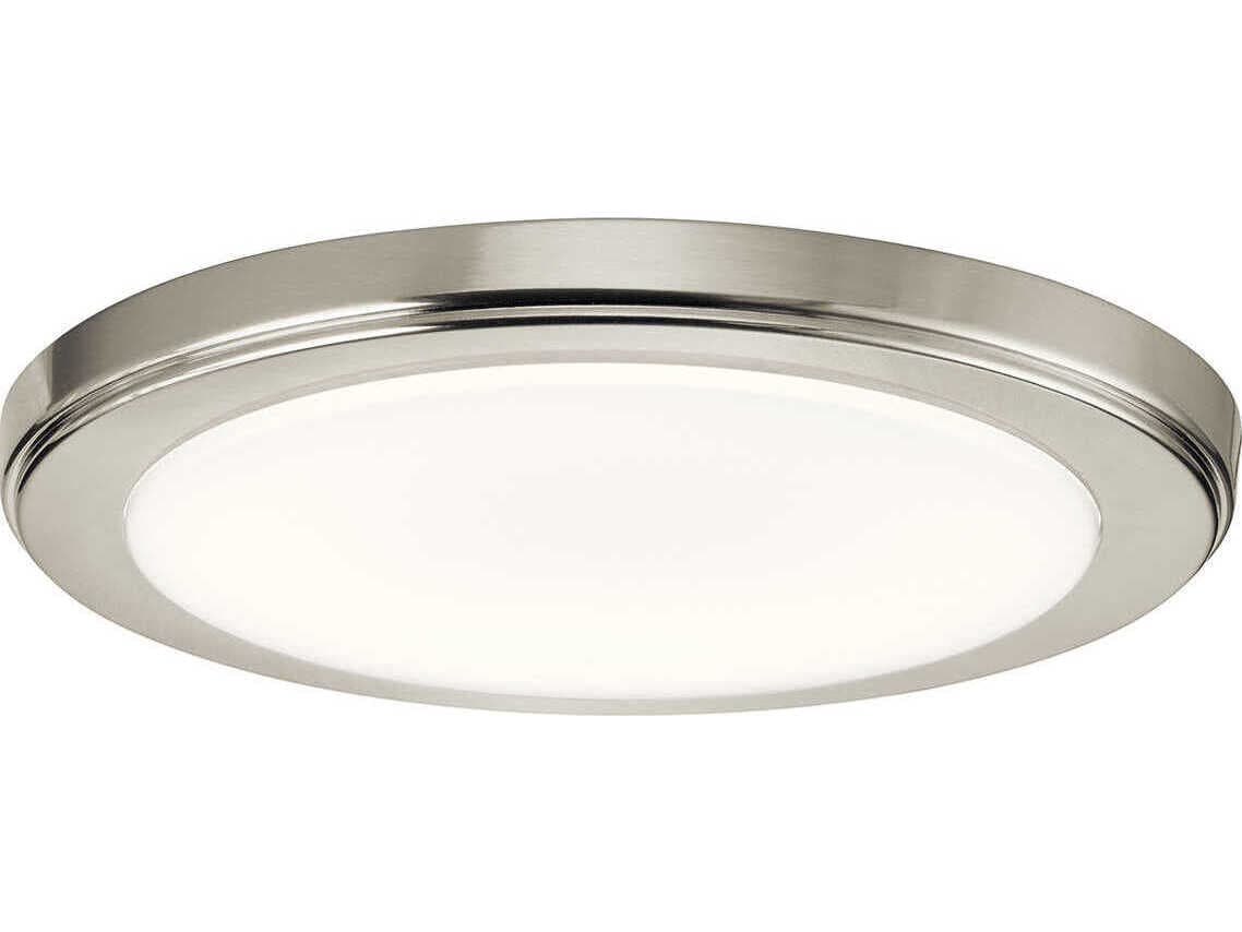 Kichler Zeo Brushed Nickel LED Round Flush Mount