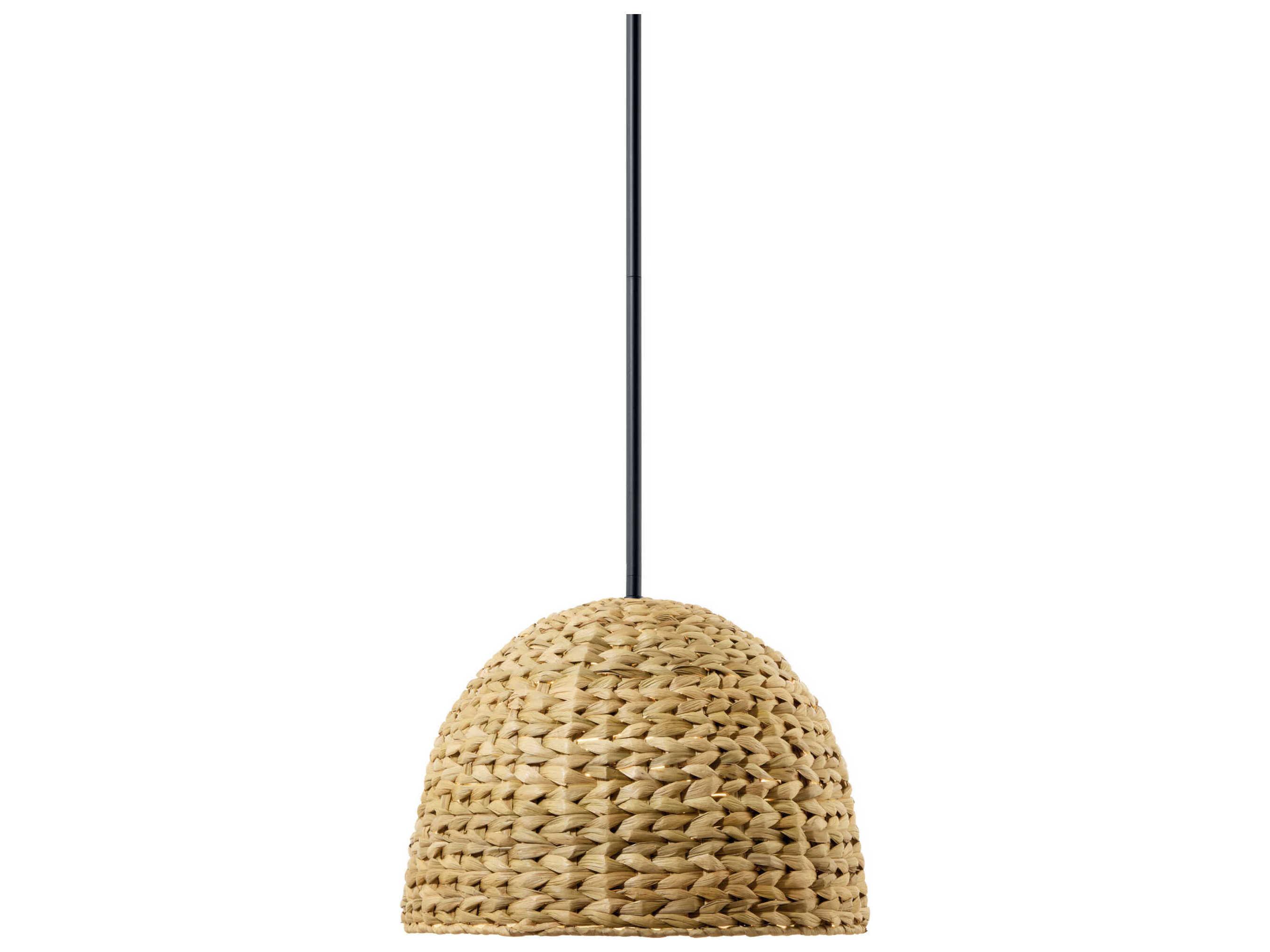 Kichler Raffiana 1-Light Black Pendant