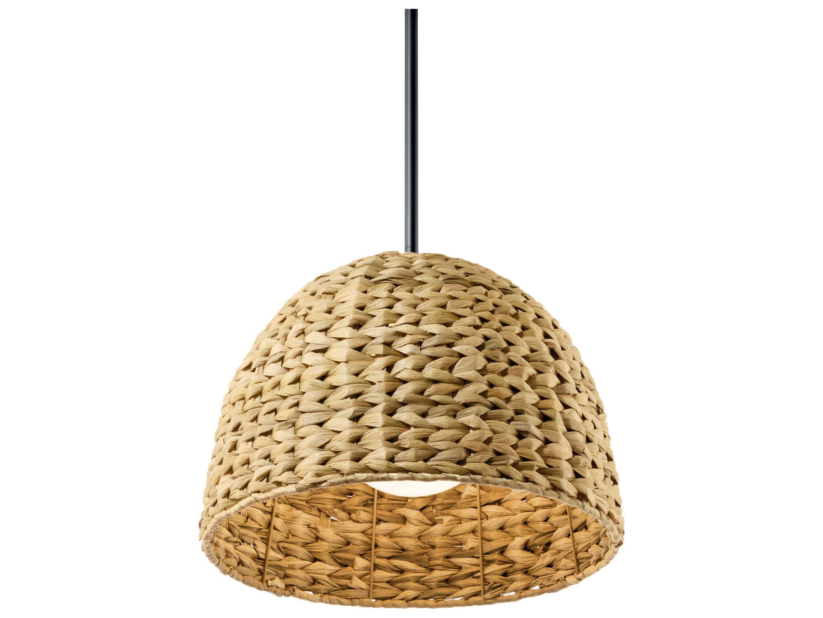 Kichler Raffiana 1-Light Black Pendant