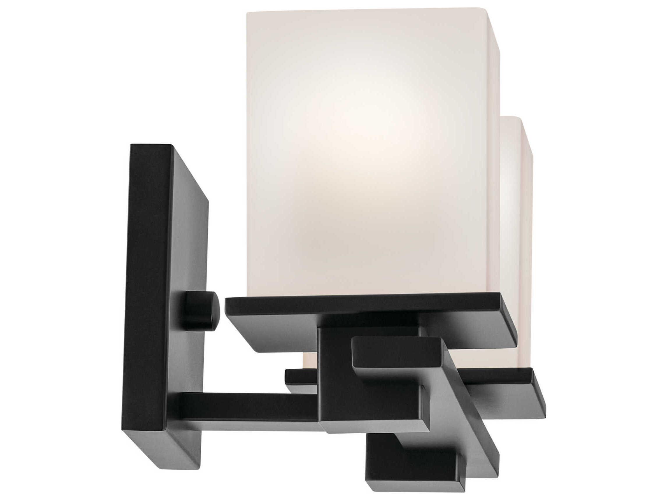 Kichler Tully 2-Light Black Vanity Light