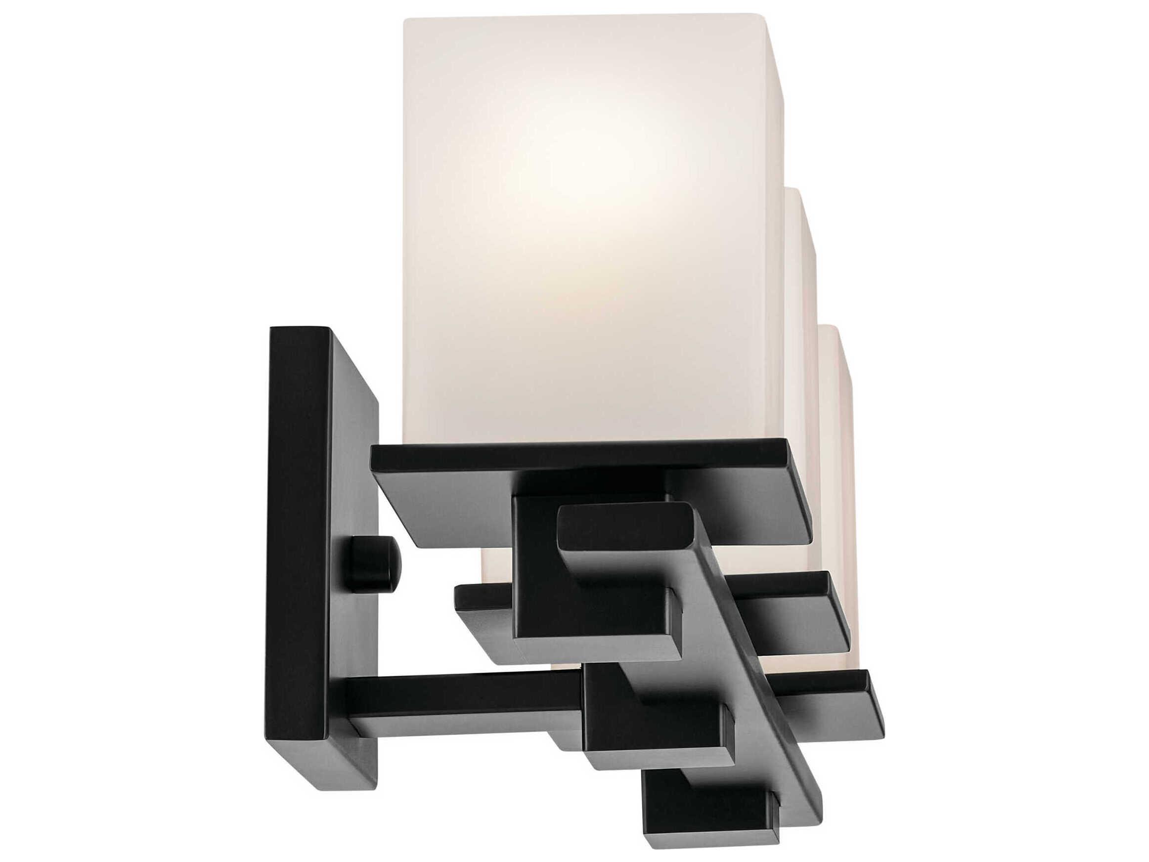 Kichler Tully 3-Light Black Vanity Light