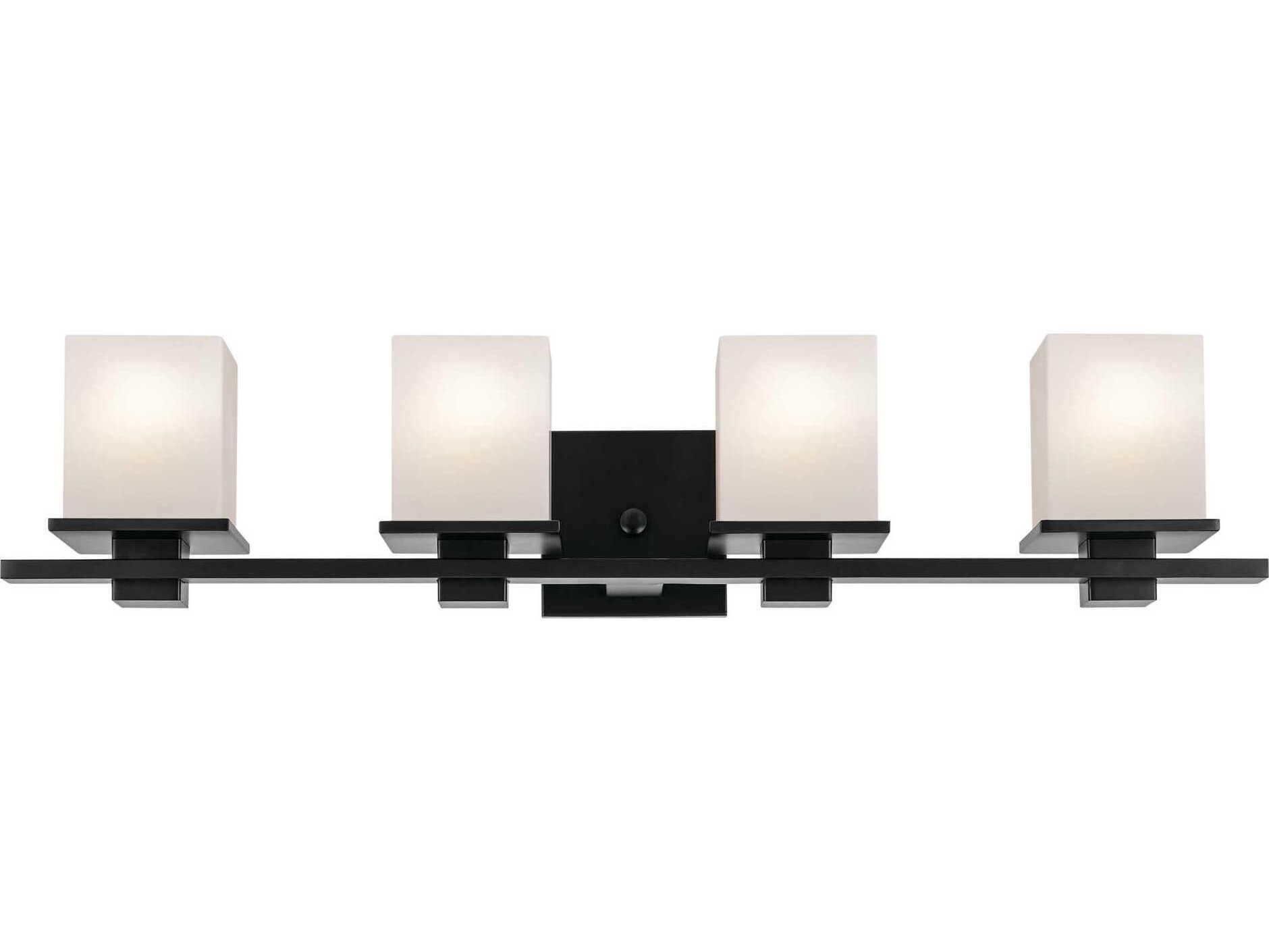 Kichler Tully 4-Light Black Vanity Light