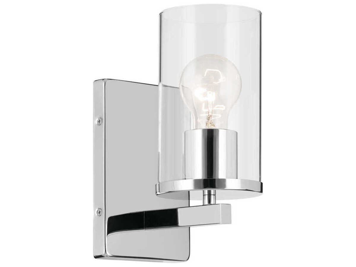 Kichler Crosby 1-Light Chrome Wall Sconce