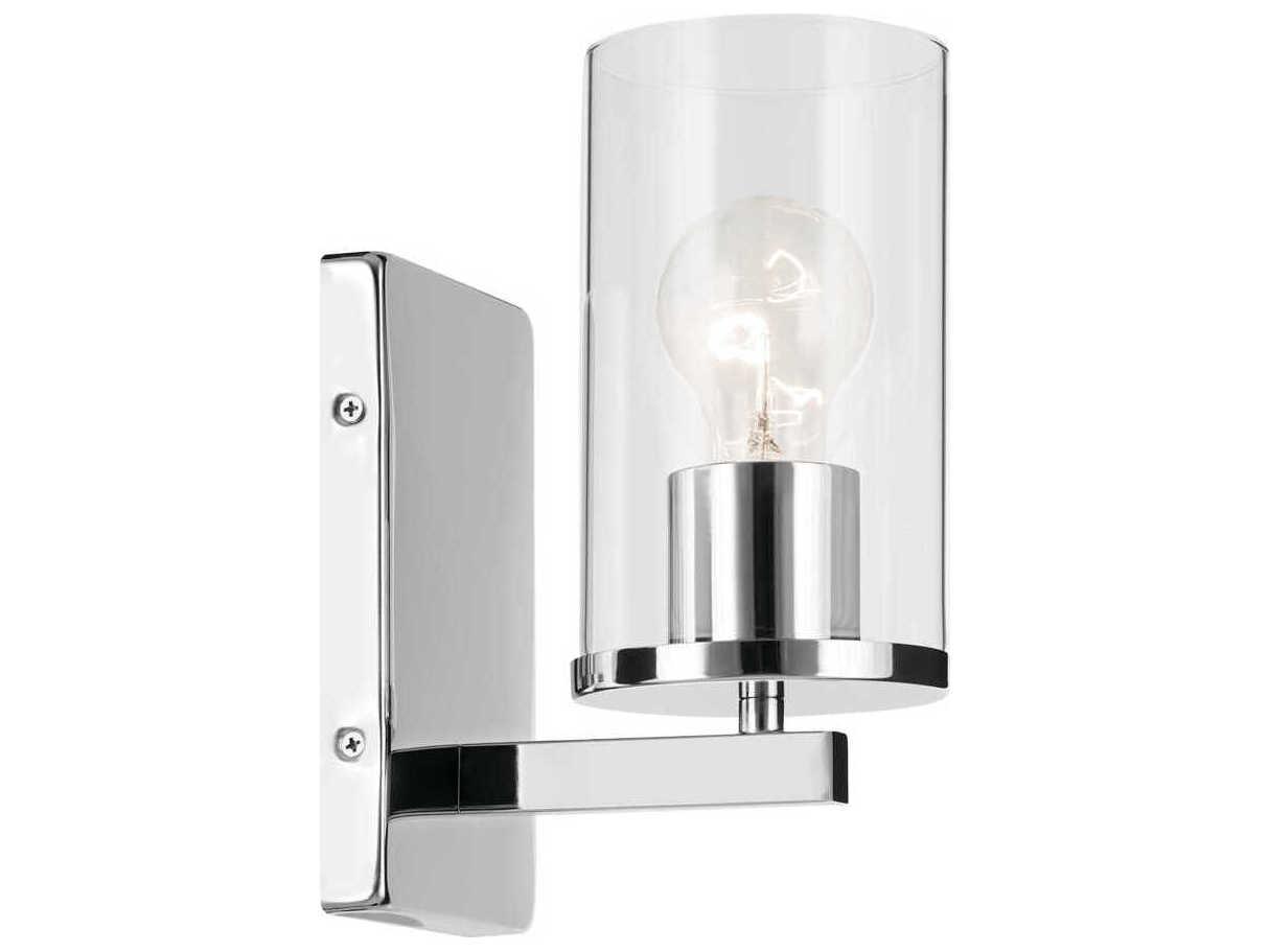 Kichler Crosby 1-Light Chrome Wall Sconce