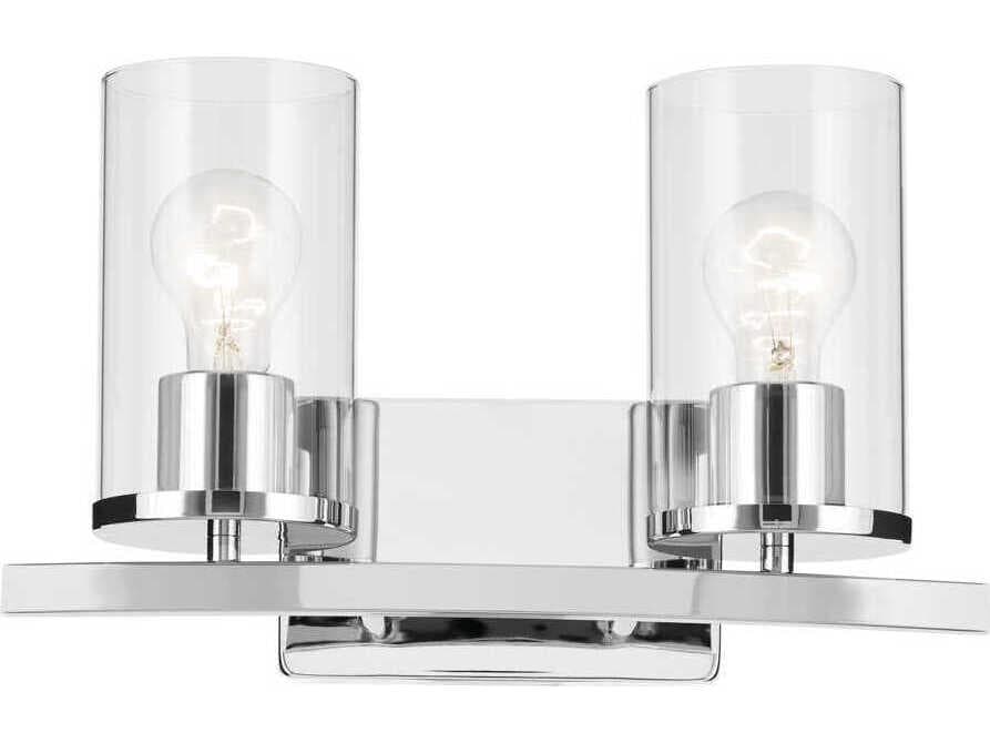Kichler Crosby 2-Light Chrome Vanity Light