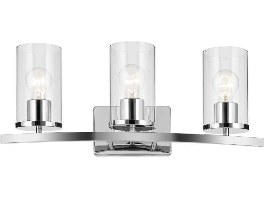 Kichler Crosby 3-Light Chrome Vanity Light