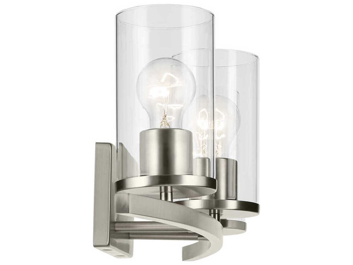 Kichler Crosby 3-Light Brushed Nickel Vanity Light