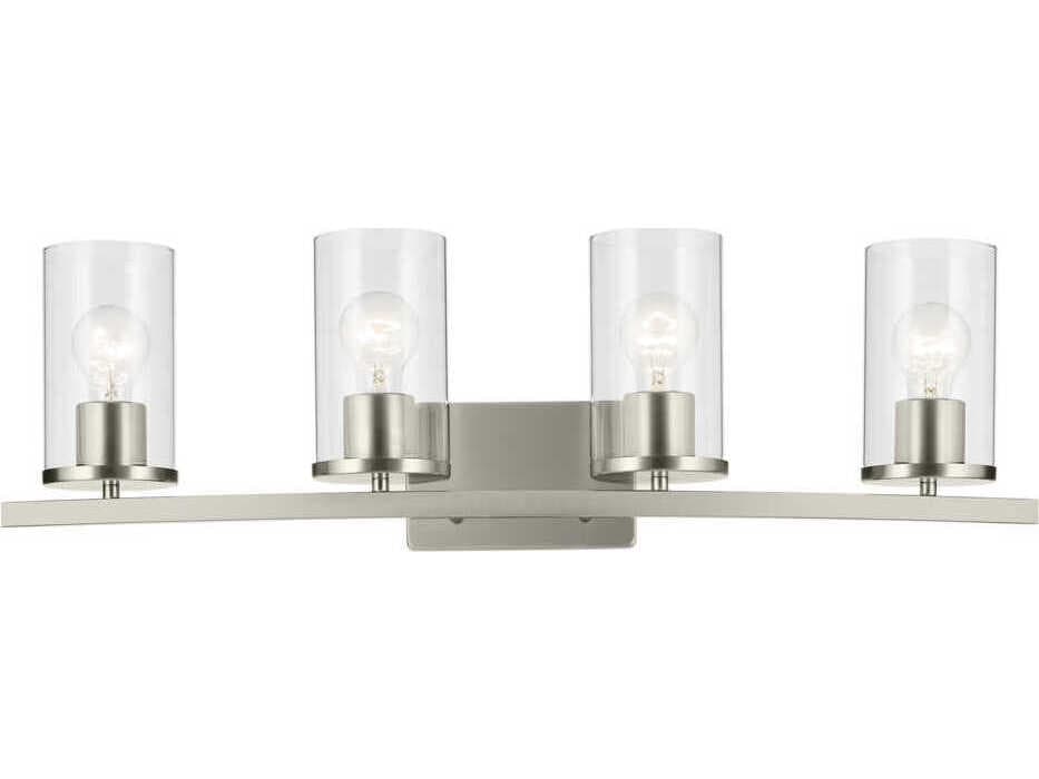 Kichler Crosby 4-Light Brushed Nickel Vanity Light