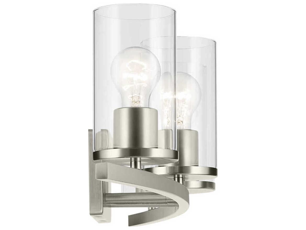 Kichler Crosby 4-Light Brushed Nickel Vanity Light