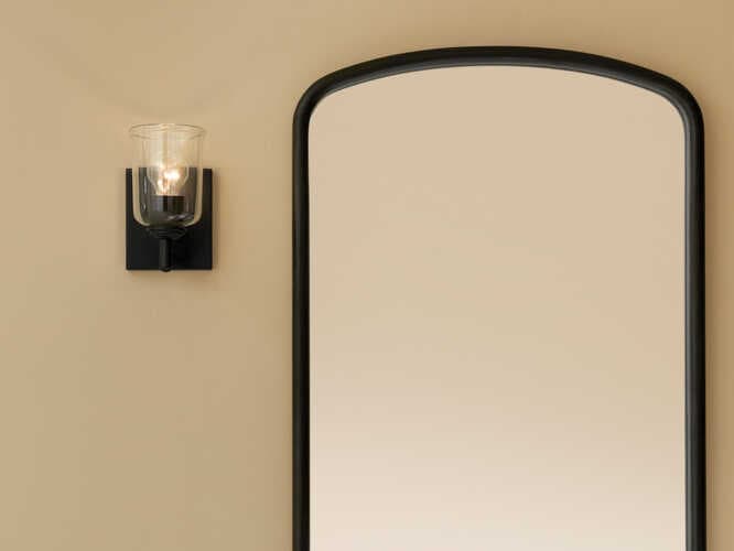 Kichler Shailene 1-Light Black Wall Sconce