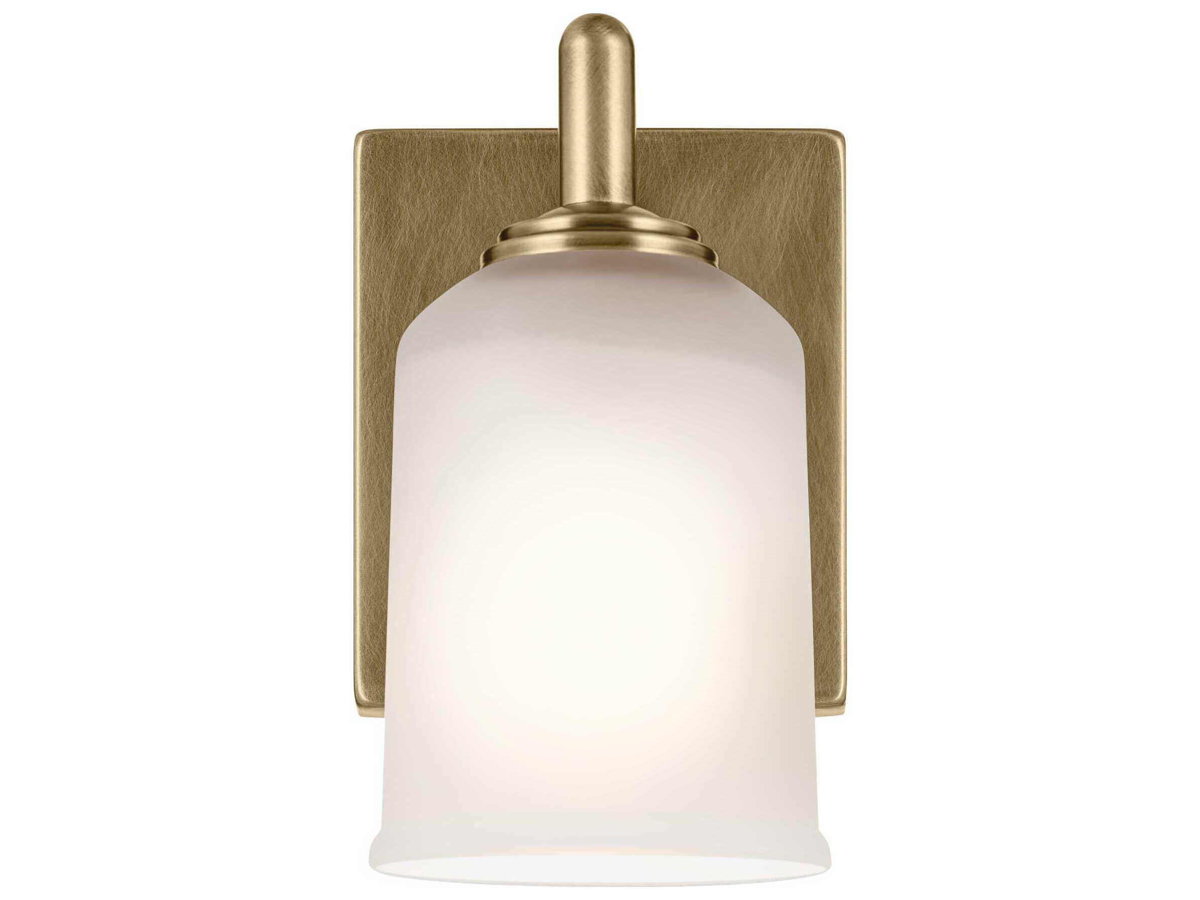 Kichler Shailene 1-Light Natural Brass Wall Sconce