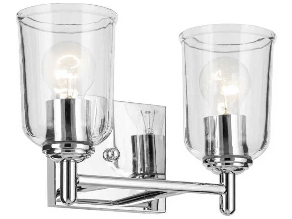 Kichler Shailene 2-Light Chrome Vanity Light