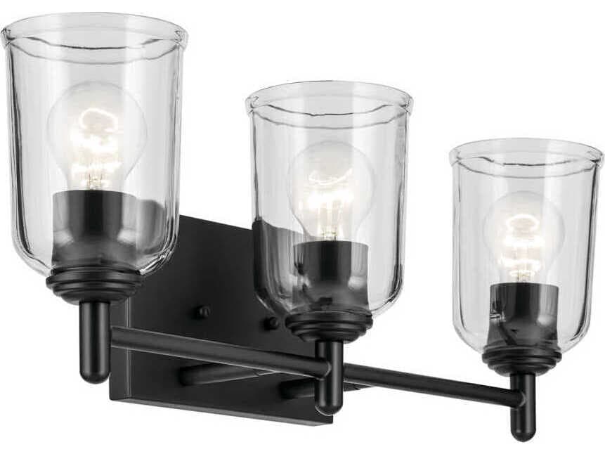 Kichler Shailene 3-Light Black Vanity Light