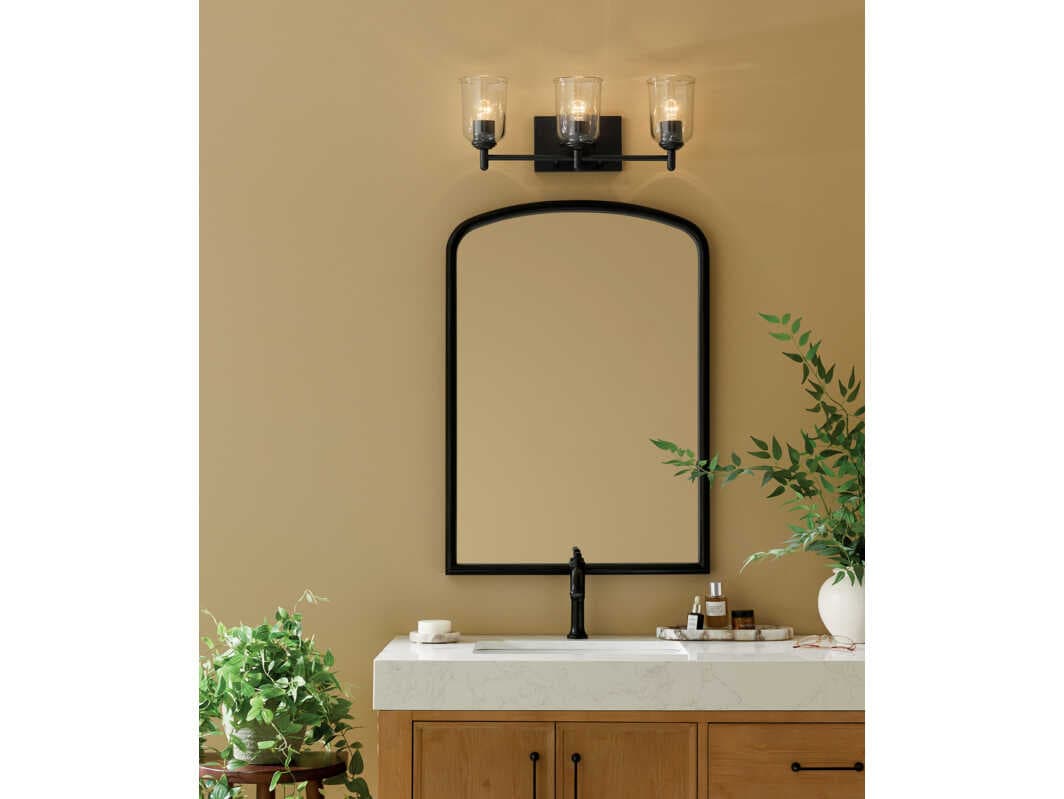 Kichler Shailene 3-Light Black Vanity Light