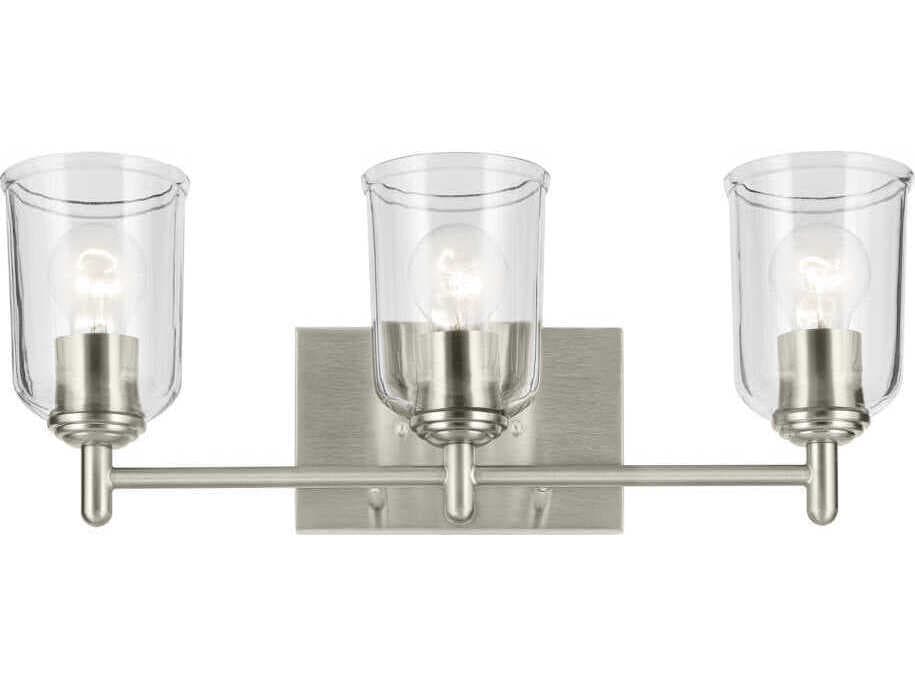 Kichler Shailene 3-Light Brushed Nickel Vanity Light
