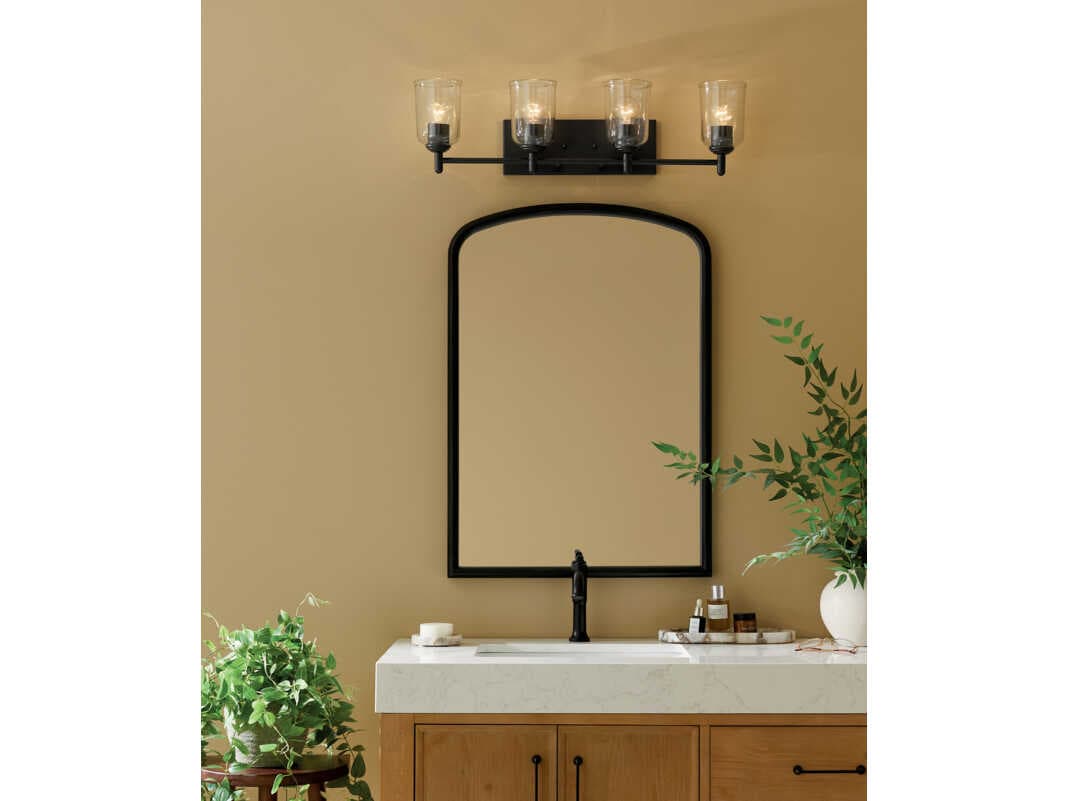 Kichler Shailene 4-Light Black Vanity Light