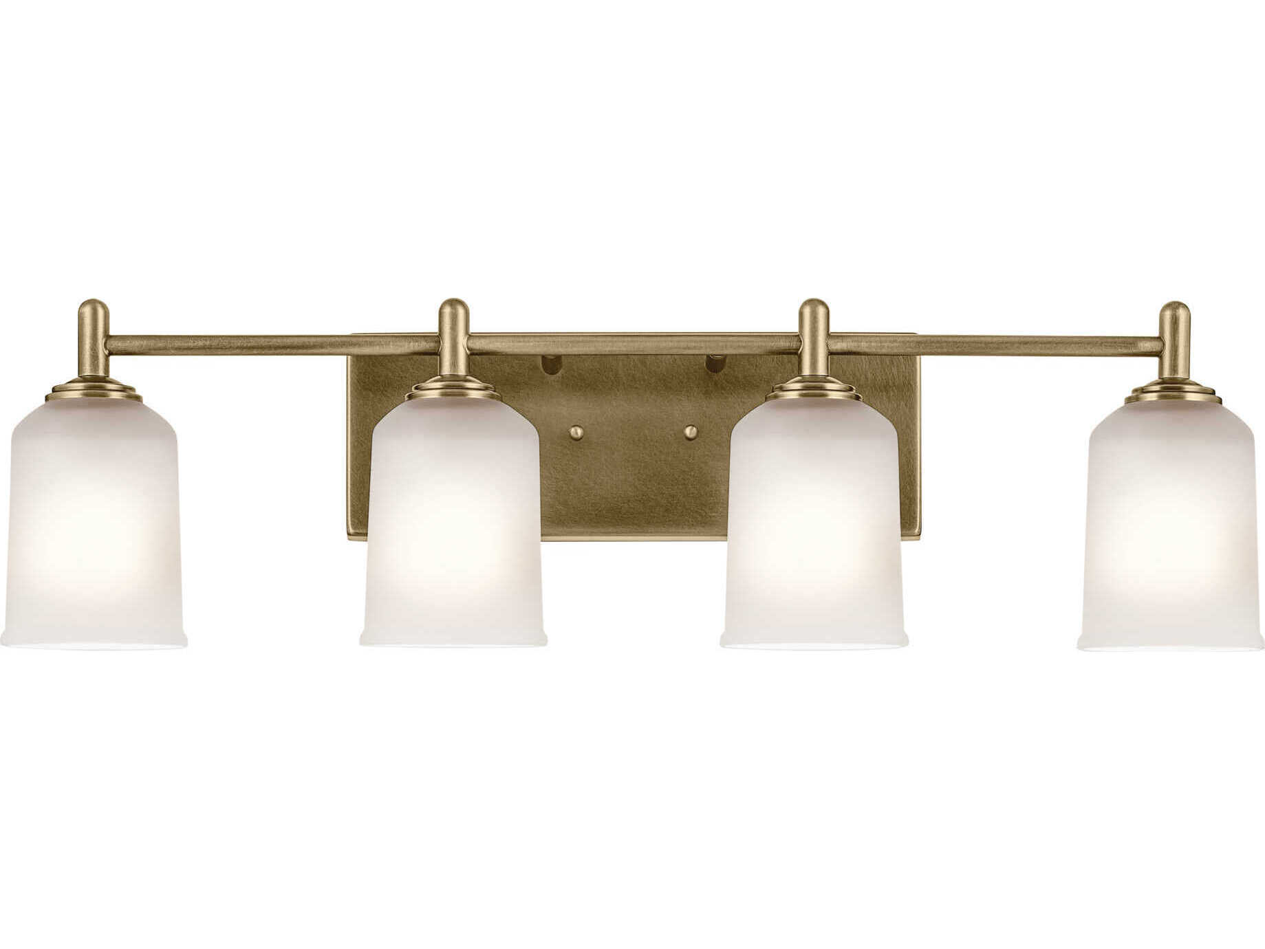 Kichler Shailene 4-Light Natural Brass Vanity Light