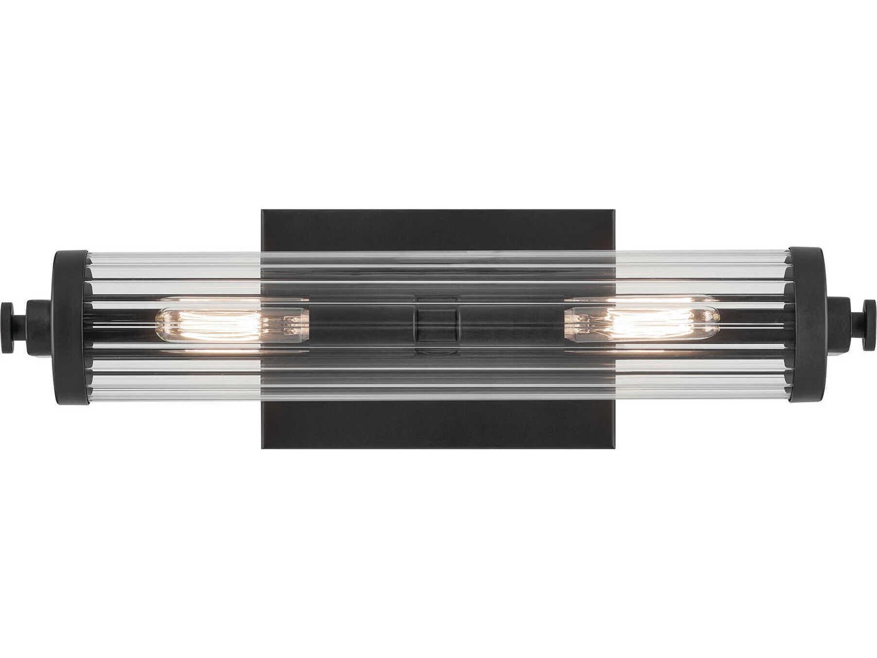 Kichler Azores 2-Light Black Wall Sconce