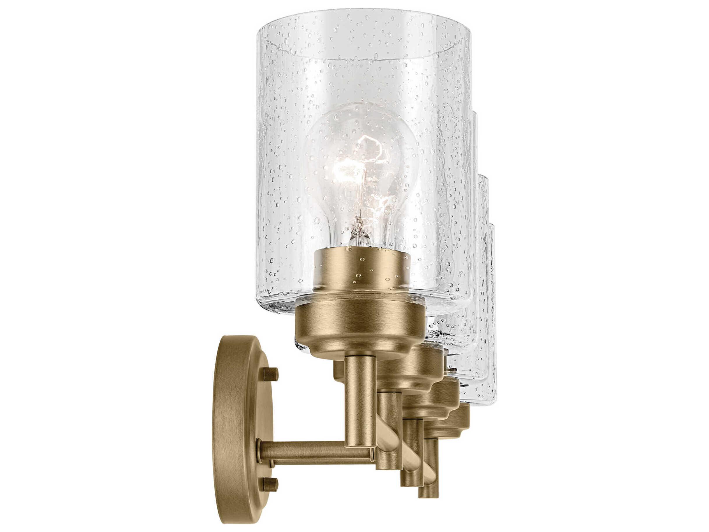 Kichler Winslow 4-Light Natural Brass Vanity Light