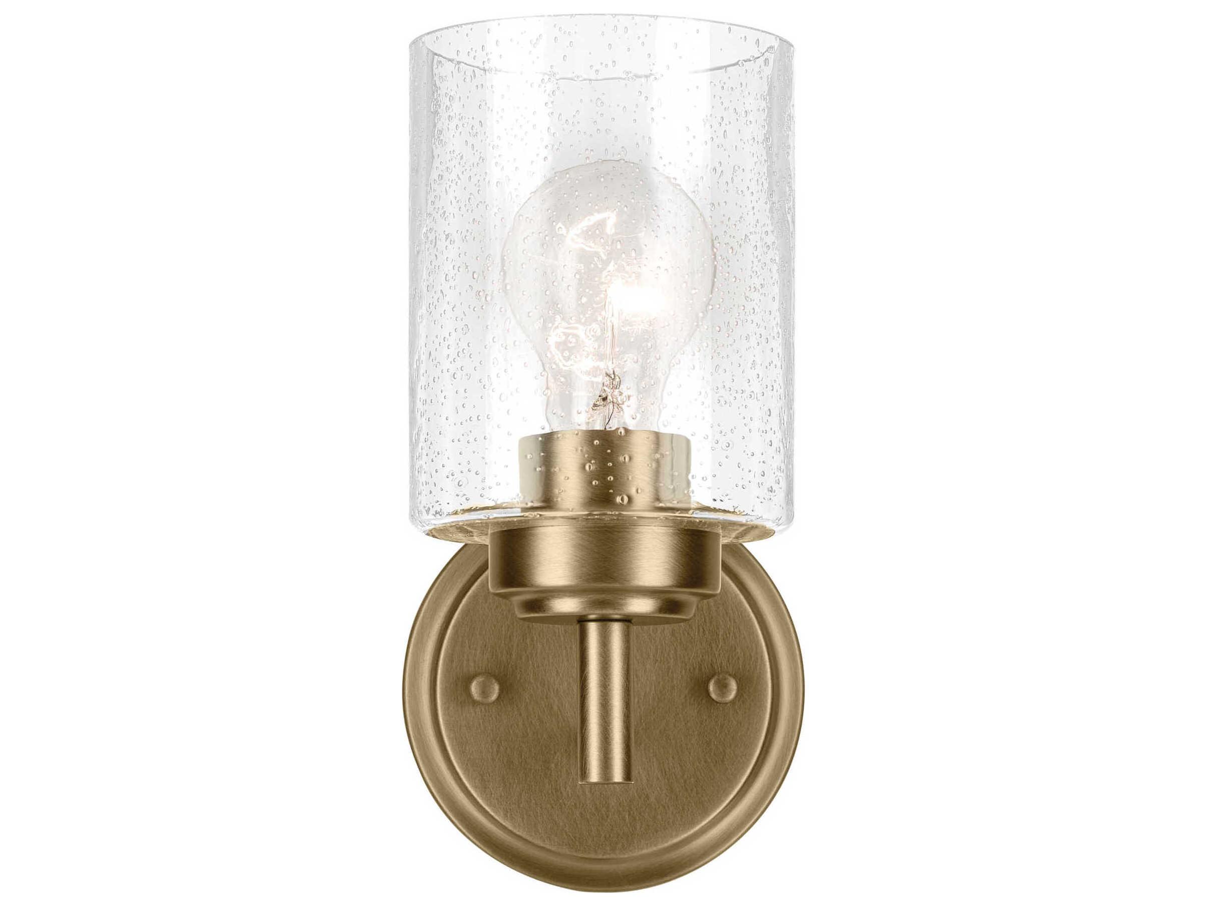 Kichler Winslow 1-Light Natural Brass Wall Sconce