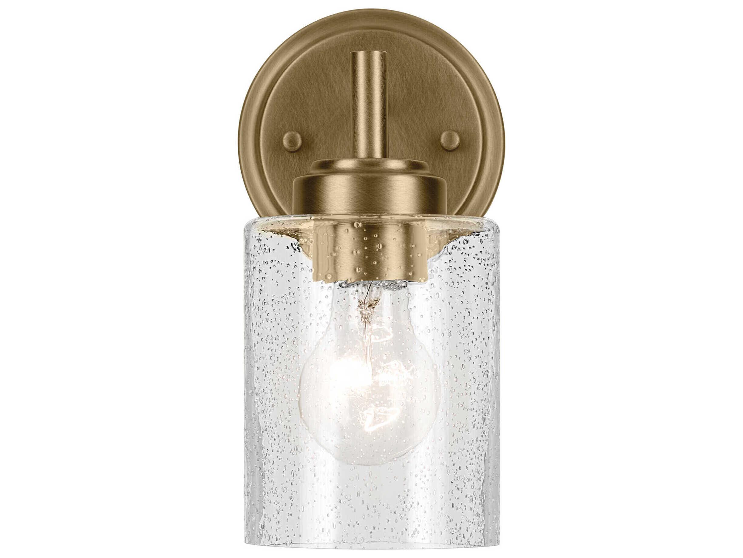 Kichler Winslow 1-Light Natural Brass Wall Sconce