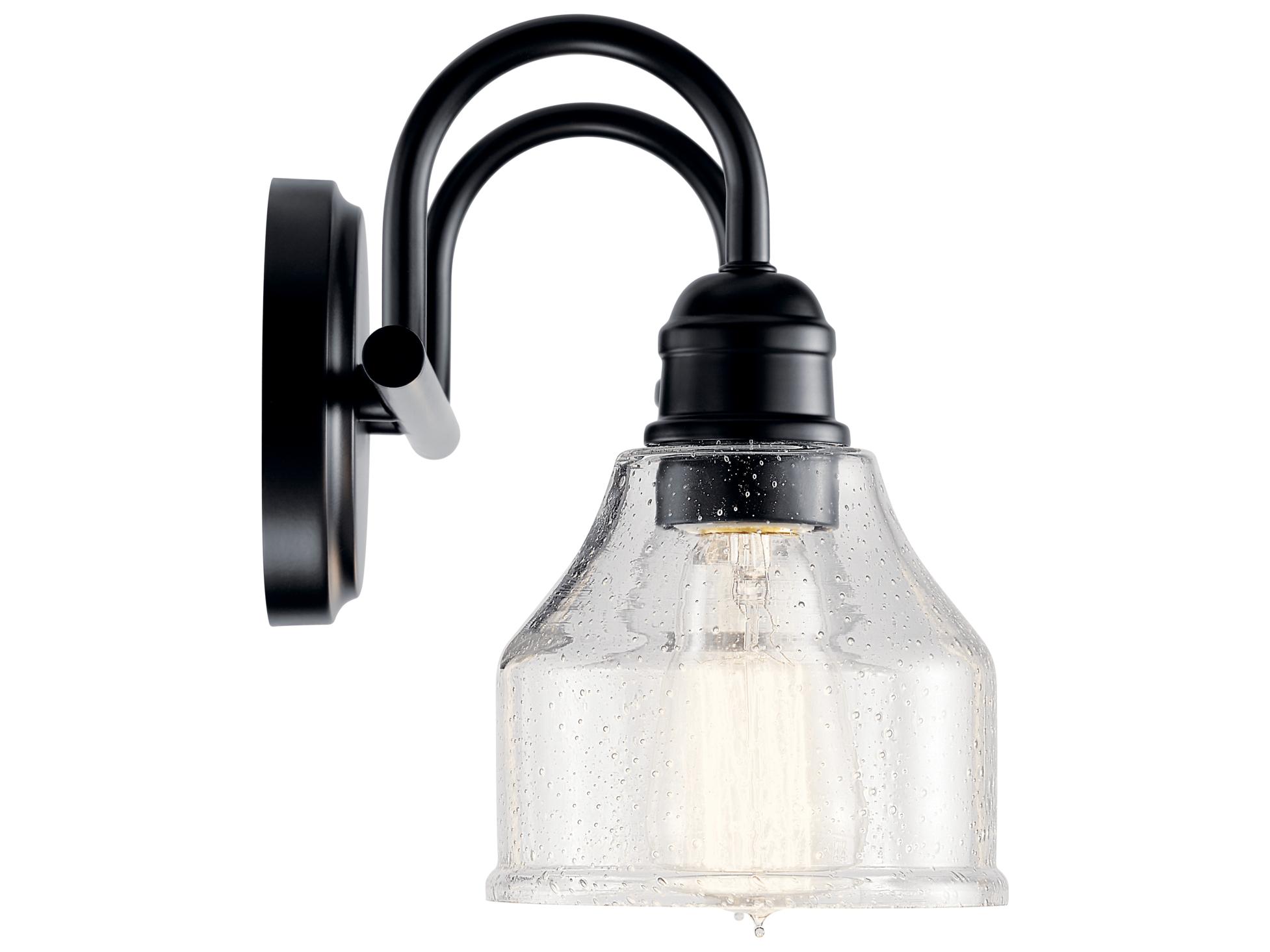 Kichler Avery 2-Light Black Vanity Light
