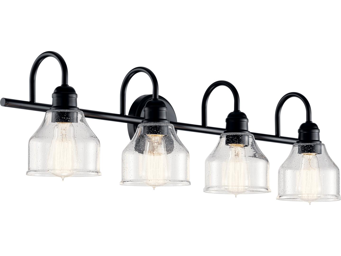 Kichler Avery 4-Light Black Vanity Light