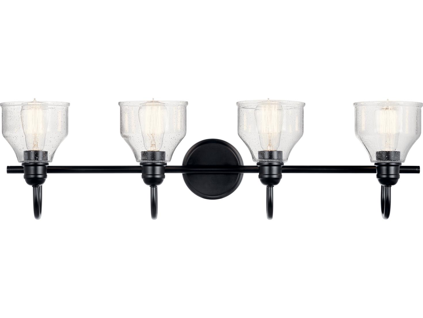 Kichler Avery 4-Light Black Vanity Light