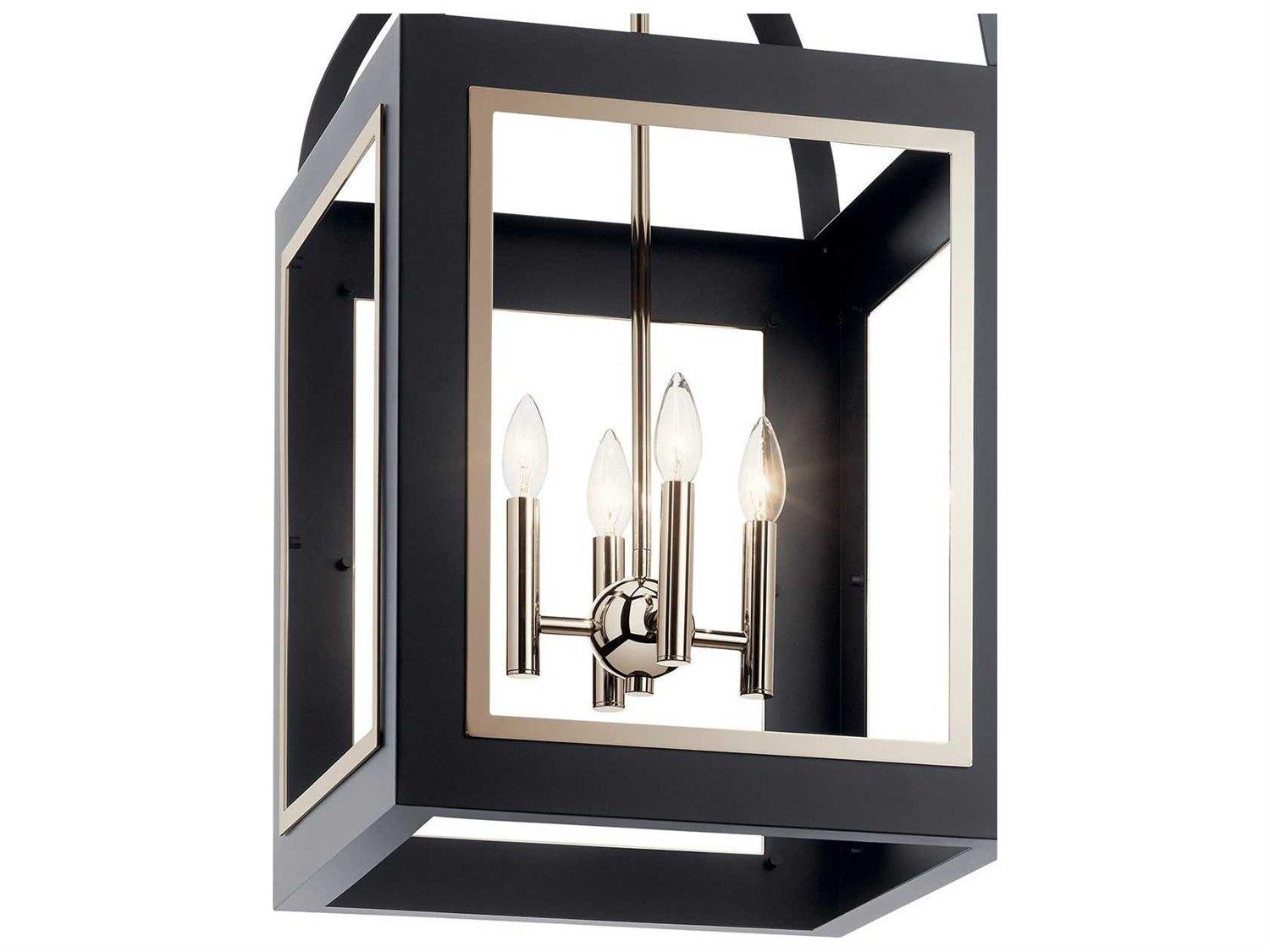 Kichler Vath 4-Light Black Candelabra Chandelier